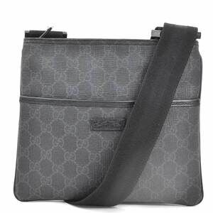 Gucci Flat Messenger Bag Gg Coated #245524G69B